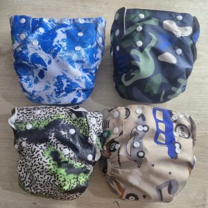 4 পিস ওয়াশেবল বেবি ডায়াপার