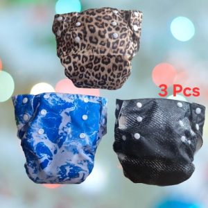 ৩ পিস ওয়াশেবল বেবি ডায়াপার